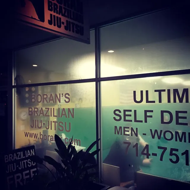 Boran's Brazilian Jiu-Jitsu storefront at 1548 Adams Ave, Suite F, Costa Mesa