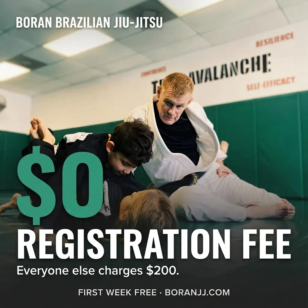 Free registration at Boran Brazilian Jiu-Jitsu — book your free trial class
